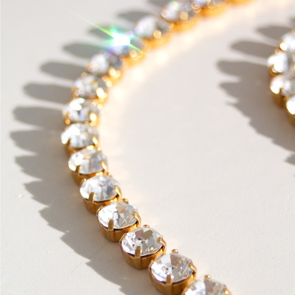 Chanel Vintage Barbie 1995 Crystal Rhinestone Embellished Chain Waist Gold Belt - Picture 6 of 16